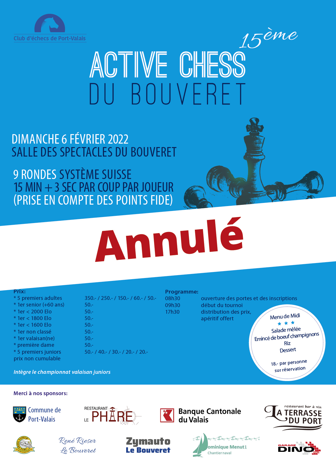 Affiche 15eme Active Chess
